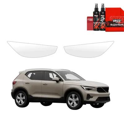 Obrázek produktu pro Ochranná fólie 2 v 1 Grizz Protector na světlomety – Volvo XC40 (2022–2026)