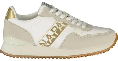Produktbild von Weiße Damensportschuhe mit Kontrastschnürung und herausnehmbarem Fußbett