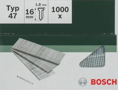 Produktbild von Bosch Nägel Typ 47 1.8 x 1.27 x 16 mm 1000 Stk. 2609255809