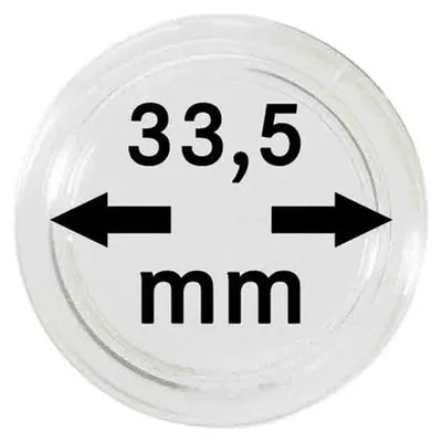 Produktbild von Lindner 2250335P Münzkapseln 33,5 mm-10er Pack