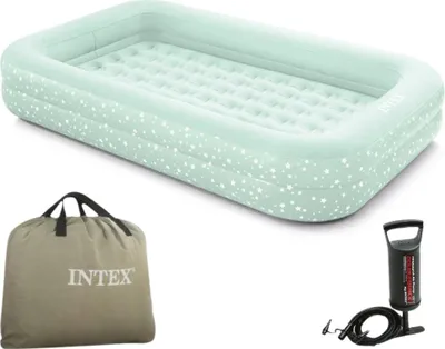 Immagine prodotto di Intex 66810 materasso gonfiabile singolo per bambini da campeggio portatile