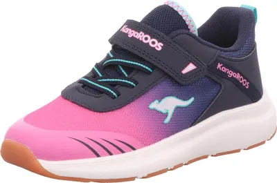 Produktbild von KangaROOS Kinder-Sportschuh-Indoorschuh-Hallenschuh Blau-Pink-Weiß, Farbe:blau, EU Größe:36