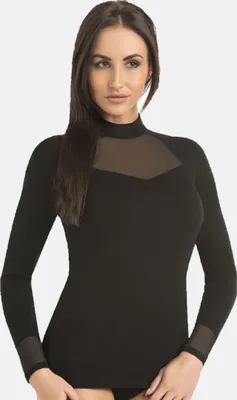 Immagine prodotto di Teyli - Maglia dolcevita in viscosa a maniche lunghe Mila Donna 179243 nero XS