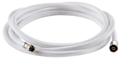 Obrázok produktu pre Sieťová sprchová hadica z nylonu, biela 4 m, 1 kus
