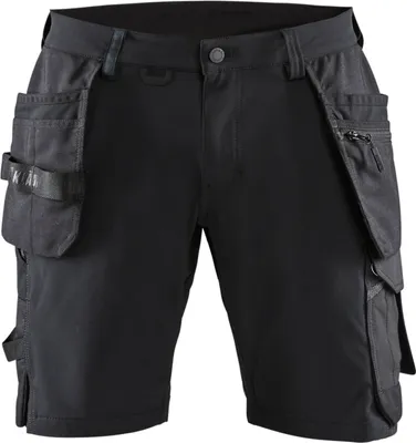 Produktbild von Blakläder® Handwerker Shorts 4-Wege-Stretch 1520 1645 in div. Farben, Farbe:Dunkel Marineblau/Schwarz, Größe:C52