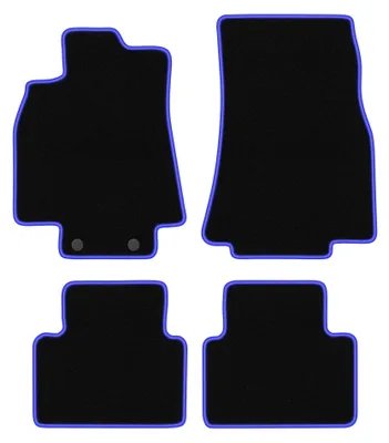 Immagine prodotto di Tappetini in moquette per Mercedes A- Klasa W169 2004-2012 (hatchback) – set 4 pezzi, nero/blu, su misura – Wielganizator CARLUX