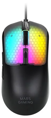 Obrázek produktu pro Mars Gaming MMVIPER, Pro praváky, Optický, USB Type-A + USB Type-C, 12800 DPI, Černá