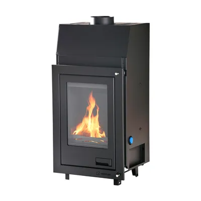 Image de HS FLAMINGO insert de cheminée AQUAFLAM 12 EQUAL avec échangeur de chaleur et régulation manuelle