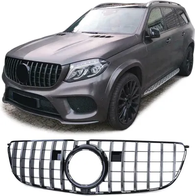 Produktbild von Sport GT Kühlergrill Schwarz Glanz Chrom passend für Mercedes GLS X166 15-19