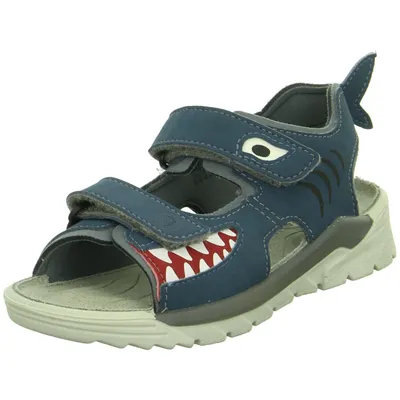 Produktbild von Ricosta Jungen Sandalen SHARK 21552-25, 21552-26, 21552-27, 21552-28, 21552-29, 21552-30, 21552-31, 21552-32, 21552-33, 21552-34, 21552-35, 24186-26, 24186-28, 24186-29, 24187-27, 24187-29, 24187-30, 24187-31 RIC-50-4500302 grau/pavone 26