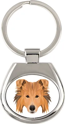 Produktbild von Art-Dog Schlüsselanhänger Langhaarcollie