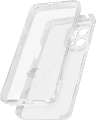 Image de Avizar, coque de protection à 360° (avant et arrière) pour Oppo Find X5, transparente