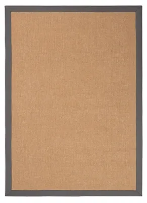 Image de carpetfine Tapis Sisal Gris 200x290 cm | Tapis moderne pour le salon et la chambre à coucher