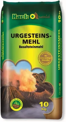 Produktbild von Hack Basaltsteinmehl Bodenhilfsstoff 10 kg mit 41% Silizium & 8,5% Magnesium