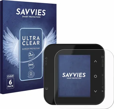 Produktbild von 6x Für ISDT Air8 Schutzfolie Savvies Displayschutz Display Schutz Folie Klar Transparent