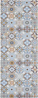 Image de PKIT Tapis de cuisine en PVC à motifs géométriques