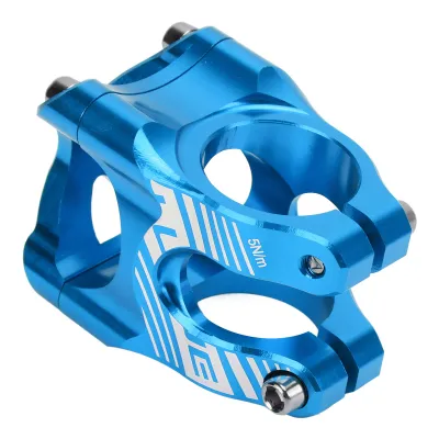Zdjęcie produktu dla Wspornik kierownicy Drfeify 35 mm, stop aluminium CNC, wspornik kierownicy do rowerów górskich, wspornik kierownicy typu riser do większości wsporników kierownicy do rowerów szosowych (niebieski)