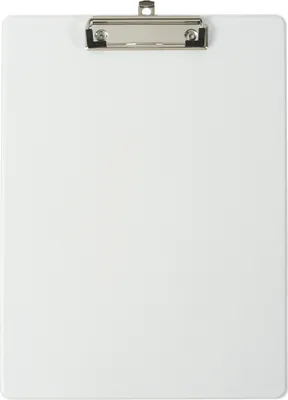 Produktbild von Exacompta 10x Klemmbrett mit Hülle - Format 23x32cm für A4 - Weiß - 19296E