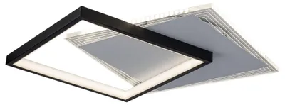 Immagine prodotto di Rabalux 5366 Malcolm plafoniera, 35W, 4000K, 2150lm, bianco-nero, bianco neutro, 52cm
