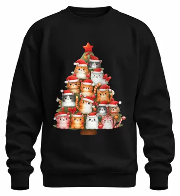 Imagen del producto de Jersey navideño uni para gatos y sus dueños, color , talla XL. Ideal para Navidad