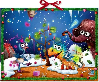 Produktbild von Coppenrath Verlag GmbH & Co.KG Furzipups der Knatterdrache feiert Weihn., Sound-Adventskal. 1