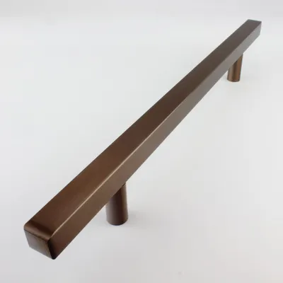 Produktbild von Handgriffshop Sven Möbelgriff Messing 128 mm Küchengriff Schrankgriff Schubladengriff Möbelbeschlag Lochabstand 128mm Griff Messing-Optik