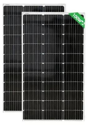 Produktbild von Solarpanel, monokristallin, zuverlässige Stromerzeugung, 100W 2PCS
