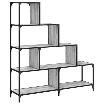 Immagine prodotto di Libreria 4 Ripiani Grigio Sonoma 139x33,5x149 Legno Multistrato