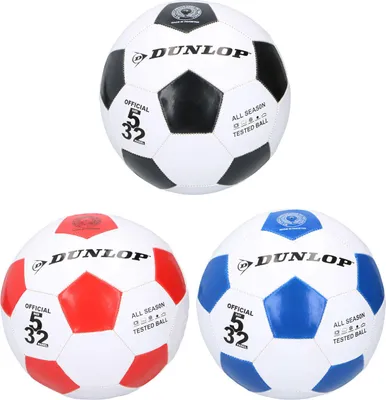 Zdjęcie produktu dla Piłka nożna Dunlop, rozmiar 5, różne kolory