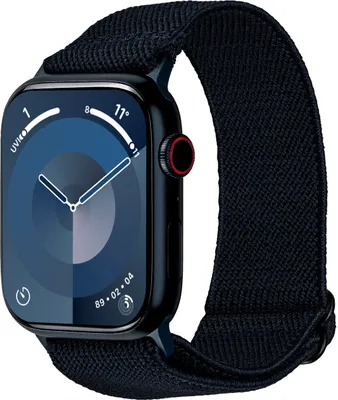 Produktbild von ARTWIZZ WatchBand Flex für Apple Watch Series 9-7 (41mm), 6-4 & SE (40mm), 3-1 (38mm) - Textil Uhrenarmband - Blau
