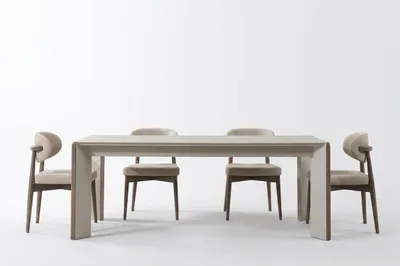 Obrázok produktu pre Jedálenský stôl, moderný štýl, béžová farba, priestranný, elegantný dizajn