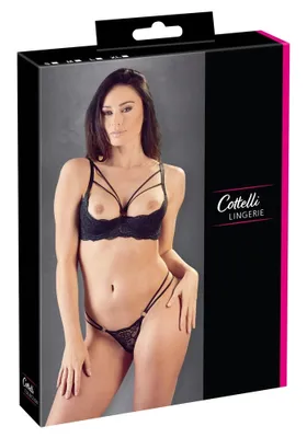 Produktbild von Cottelli LINGERIE - Spitzen-Hebe & String Set