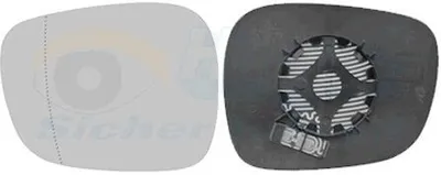 Immagine prodotto di VAN Wezel | Vetro specchio, specchio esterno * HAGUS * Sinistra (0678837U) per BMW e altri