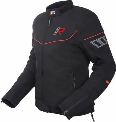 Produktbild von Rukka AirGobina 2.0 Damen Motorrad Textiljacke, schwarz/rot, 44