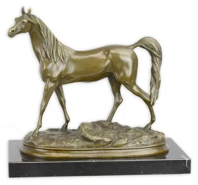 Productafbeelding van Bronzen Beeld Van Ibrahim, Het Arabische Paard