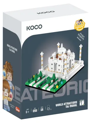 Image de Koco Taj Mahal Kit de construction 539 pièces 12x8x5,5 cm