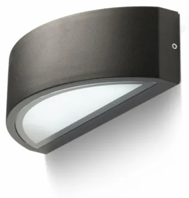 Zdjęcie produktu dla Lampa ścienna LESA czarna 230V LED E27 15W IP54