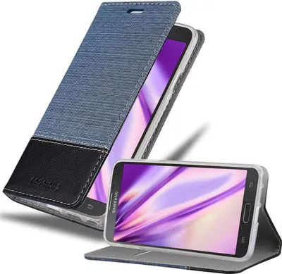 Immagine prodotto di Cadorabo Custodia per Samsung Galaxy NOTE 3 NEO Custodia protettiva in blu Custodia per cellulare Custodia a libro Cover