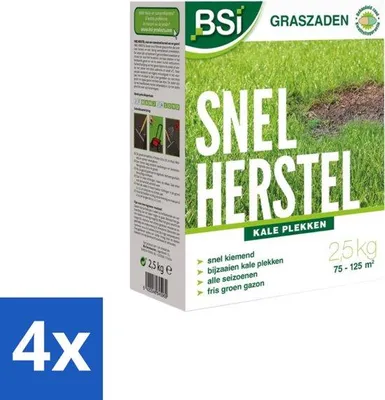 Image de Kit de semences pour pelouse à régénération rapide, 2,5 kg – Dense et résistante