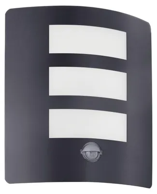 Image de EGLO 74018 Applique murale d'extérieur/1 ANTHRACITE AVEC SENSOR 'RASCINO-E