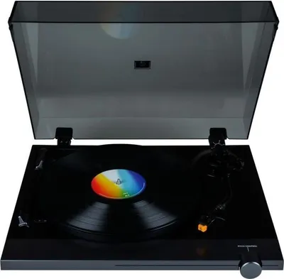 Image de Platine Vinyle Premium Thomson TT700, Tête de Lecture AT91 Audio Technica, Antiskating, 33/45 Tours, Noire