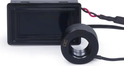 Produktbild von Alphacool 17576, Temperatursensor, Schwarz, 1/4", Prozessor, 28,2 mm, 47,8 mm