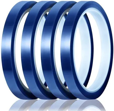Imagen del producto de Cinta de sublimación para transferencias, resistente al calor y sin residuos, 4 rollos de 10 mm x 33 m, ideal para impresiones electrónicas y proyectos creativos