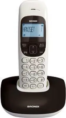 Produktbild von Brondi Nice, DECT-Telefon, Freisprecheinrichtung, Anrufer-Identifikation, Schwarz