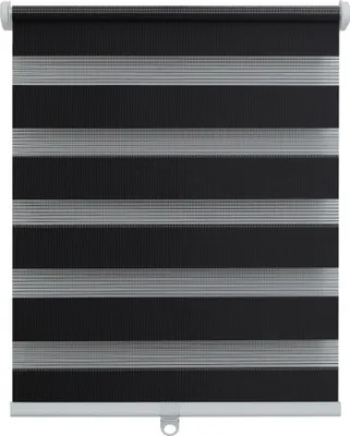 Produktbild von Lichtblick Duo Rollo Klemmfix, ohne Bohren, Schnurlos, blickdicht Anthrazit, 150 cm, 60 cm x 150 cm (B x L)