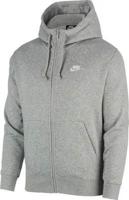 Produktbild von NIKE M Nsw Club Hoodie Fz Bb Sweatjacke Herren grau XXL
