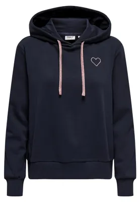 Productafbeelding van Onlnoli longsleeve hoodie met hartopdruk