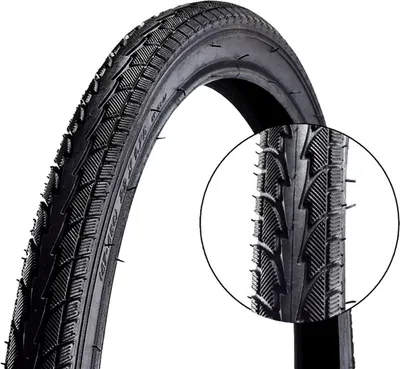 Immagine prodotto di Pneumatico per bicicletta 26 pollici 26x1,75 | Pneumatico per MTB trekking | Pneumatico di ricambio per mountain bike e city bike | Prestazioni affidabili, facile da montare | Materiale robusto per prevenire le forature