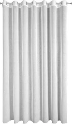 Zdjęcie produktu dla Eurofirany 421236, Przezroczysty, Biały, Monochromatyczny, Poliester, Pierścień, 75 g/m²