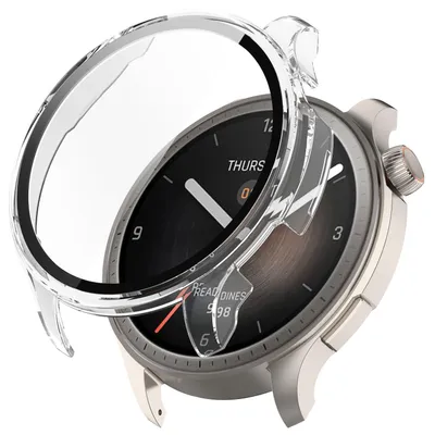 Produktbild von Für Amazfit Balance Kunststoff Smart Watch Hülle + Schutzglas Cover Transparent